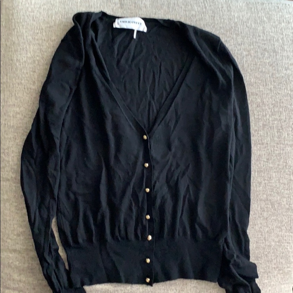 Emilio Pucci black cardigan